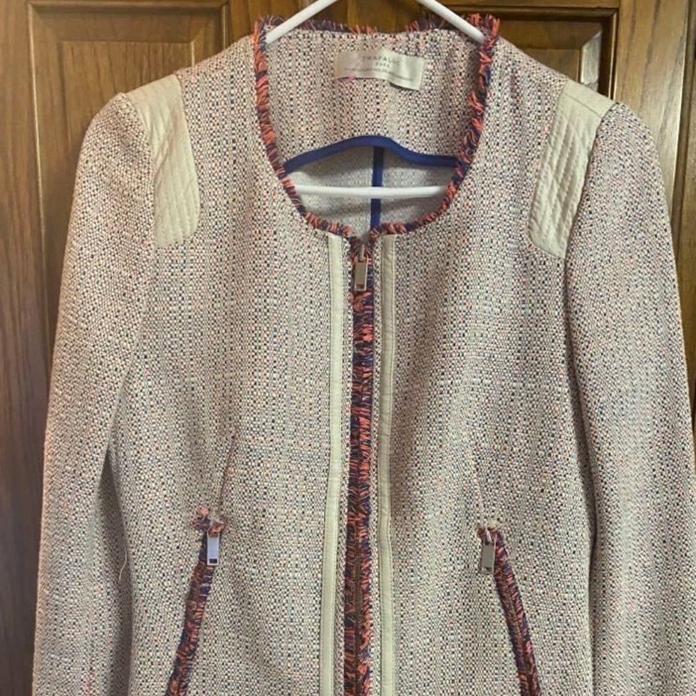 SOLD on EBAY NWOT Zara Trafaluc Texturized Tweed Blazer  Size M